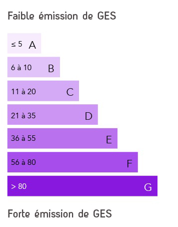 Graphique de l'estimation des émissions